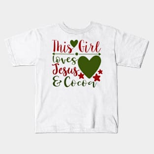 this girl love jesus Kids T-Shirt